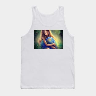 girl and earth Tank Top